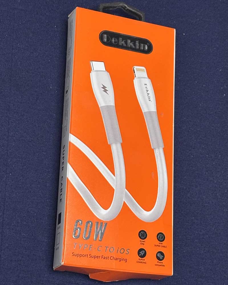 کابل-سی-تو-لایتنینگ-DEKIN-60W-