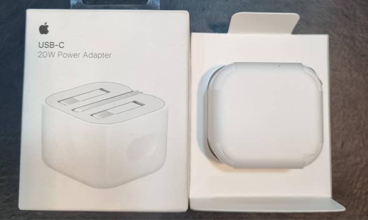 شارژر-اپل-20-وات-سه-پین-بدون-کابل-اصل-Apple-USB-C-20W-Power-Adapter-Apple