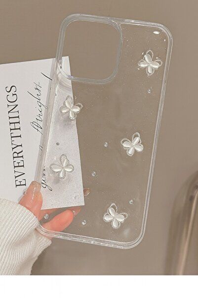 قاب-گارد-شفاف-آیفون-طرح--پروانه-