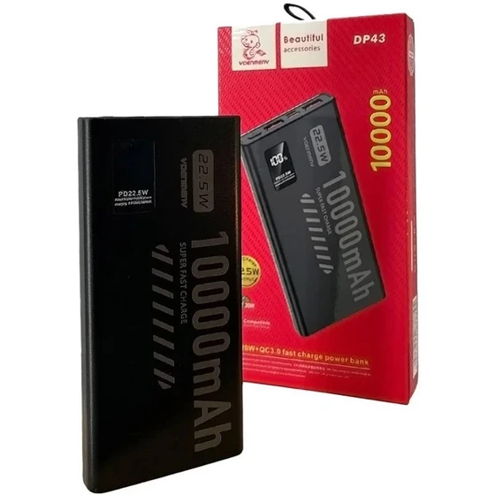 پاوربانک-وی-دنمن-وی-مدل-DP-43-ظرفیت-10000-میلی-آمپر-ساعت-