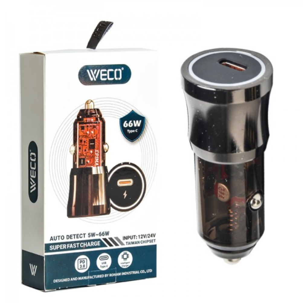 شارژر-فندکی-WECO-23-PD-66W-